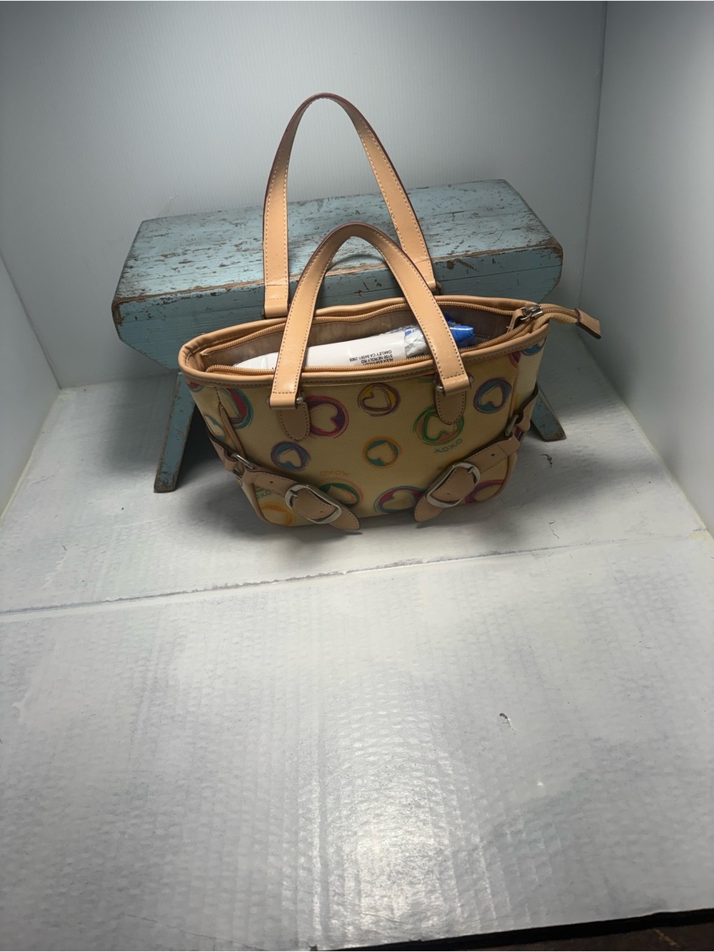 Multicolor Patterned Tote Bag